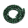 Dyed Natural White Jade Beads Strands G-T140-4mm-B08-3