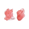 Cherry Quartz Glass Carved Figurines DJEW-L023-E01-1