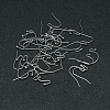 316 Surgical Stainless Steel Earring Hooks STAS-I045-03-2