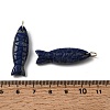 Natural Dyed Lapis Lazuli Carved Pendants X-G-G314-01G-05-3