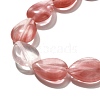 Cherry Quartz Glass Beads Strands G-P561-B09-01-4