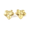 Ion Plating(IP) 304 Stainless Steel Stud Earrings for Women EJEW-B050-04G-1