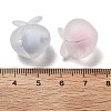 Frosted Transparent Acrylic Beads OACR-A032-18-3