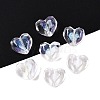 Baking Paint Transparent Glass Beads DGLA-N022-02I-2