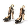 2Pcs Alloy Enamel Stilettos Pendants ENAM-YW0002-30A-3