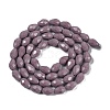 Opaque Solid Color Imitation Jade Beads Strands GLAA-N005-P4mm-D09-2