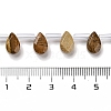 Natural Picture Jasper Beads Strands G-Q167-A23-02-4