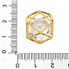 Brass & Glass Pendants KK-CBA74BF-04G-4