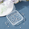 Beebeecraft 20Pcs 304 Stainless Steel Ring Stud Earring Findings STAS-BBC0001-76S-7