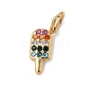 304 Stainless Steel Rhinestone Pendants RB-CBAC900-07G-1
