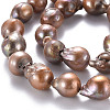 Natural Baroque Pearl Keshi Pearl Beads Strands PEAR-S021-198C-02-3