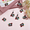 SUNNYCLUE 25Pcs Teachers' Day Theme Opaqie Resin Pendants RESI-SC0002-41-5