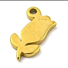 Laser Cut 304 Stainless Steel Charms STAS-G323-02G-2