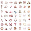 50Pcs Ballet Girl Pvc Graffiti stickers for DIY Decorating Luggage PW-WG83984-01-3