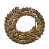 Natural Unakite Beads Strands G-A272-A01-27-4