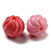Baking Painted Opaque Acrylic Beads MACR-D083-15-3