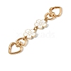 Flower Alloy Enamel Bag Extender Chains PW-WG02E6E-11-1