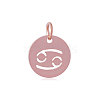 304 Stainless Steel Charms STAS-Q201-T445-4R-1