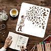 PET Hollow Out Drawing Painting Stencils DIY-WH0391-0751-3
