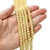 Eco-Friendly Dyed Glass Pearl Beads Strands HY-A008-6mm-RB072-4