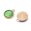 8Pcs 4 Colors Alloy Resin Pendants FIND-YW0003-76-2