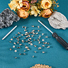 100 Bags Alloy Spiked Cone Rivets for Bag Decoration FIND-CL0002-06P-4
