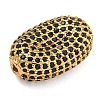 Rack Plating Brass Micro Pave Cubic Zirconia Charms KK-G513-74A-01G-2