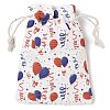 Christmas Theme Cloth Printed Storage Bags ABAG-F010-02A-06-2