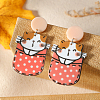 Funny Animal Acrylic Stud Earrings FM4480-3-1