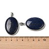 Natural Lapis Lazuli Pendants G-M415-01P-10-3