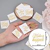 Olycraft 9Pcs 9 Styles Nickel Self-adhesive Picture Stickers DIY-OC0004-28-2