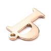PVD Vacuum Plating  304 Stainless Steel Charms STAS-H112-P-RG-3