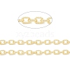 3.28 Feet Rack Plating Brass Textured Cable Chains X-CHC-B021-01G-2