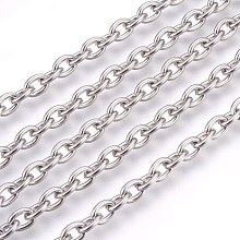 Tarnish Resistant 304 Stainless Steel Cable Chains CHS-L017-09C