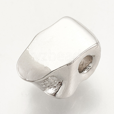 Brass Bead Rhinestone Settings ZIRC-S061-55P-1