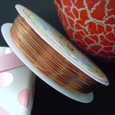 Copper Jewelry Wire CWIR-CW0.4mm-14-1