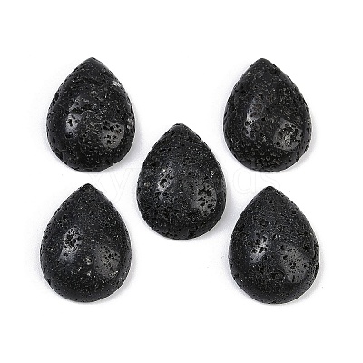 Natural Lava Rock Cabochons G-H094-01A-14-1