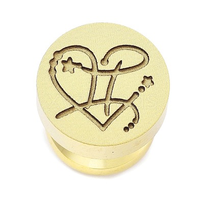 Constellation Golden Tone Wax Seal Brass Stamp Heads STAM-P002-02G-09-1