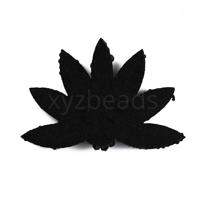 Leaf Felt Sew on Appliques DIY-WH0321-47B-02-1