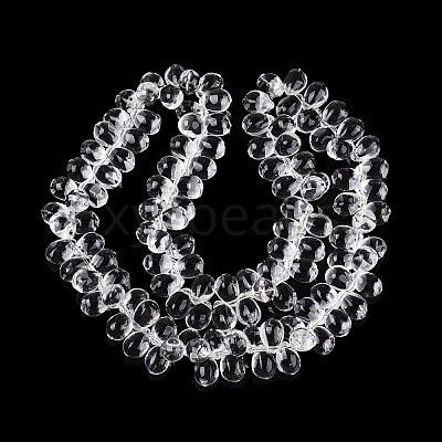 Transparent Glass Beads Strands GL-N005-02A-A01-1