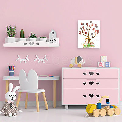 Canvas Fingerprint Painting DIY-WH0466-020-1