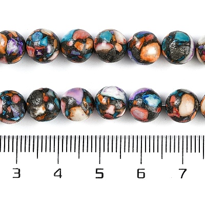 Natural Howlite Beads Strands G-Q017-C03-03-1