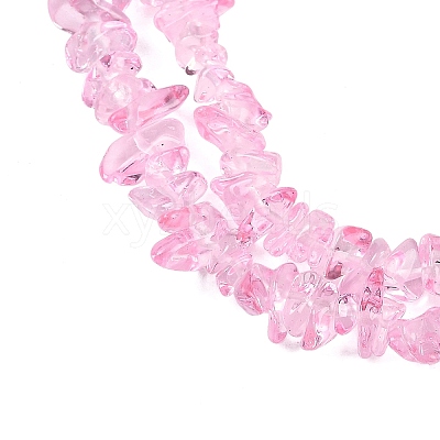 Transparent Glass Beads Strands GLAA-Z009-01K-1