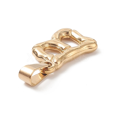 304 Stainless Steel Pendants X-STAS-F235-01G-B-1