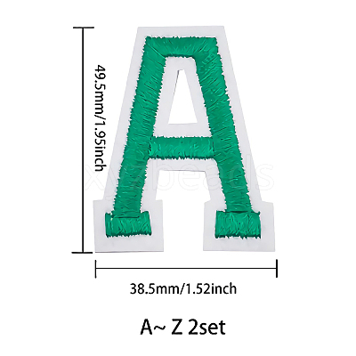 2 Sets Computerized Embroidery Cloth Iron On Patches DIY-GF0006-01-1
