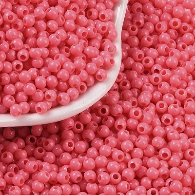 Opaque Acrylic Beads SACR-A007-01B-22-1