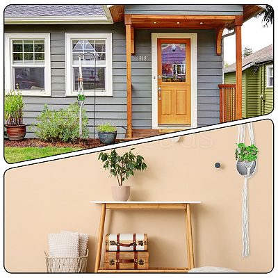 Cotton Macrame Plant Hangers AJEW-WH20072-57B-1