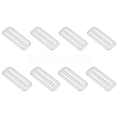 8Pcs Belt 316 Stainless Steel Slide Buckles STAS-UN0051-32-1