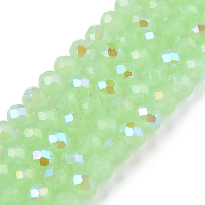 Electroplate Glass Beads Strands EGLA-A044-J4mm-L08-1