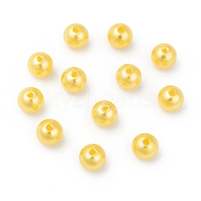 Imitation Pearl Acrylic Beads PL612-6-1